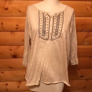 🛍 Faded Glory Plus-size Henley Top